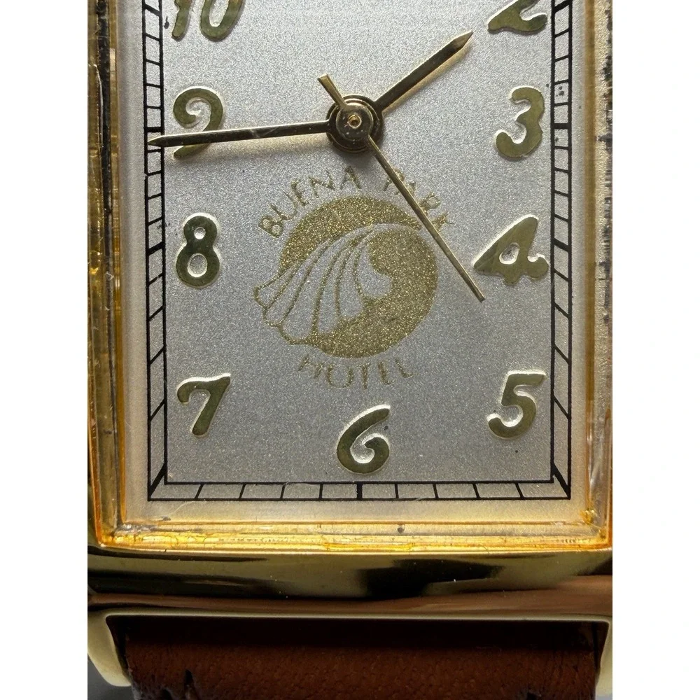 Buena Park Hotel Mens Tank Watch New Battery 23MM 8